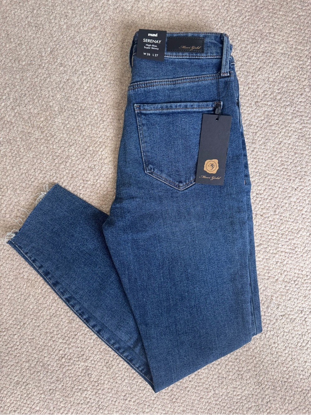 Mavi Serenay high-rise super skinny jeans - Indigo 26/27